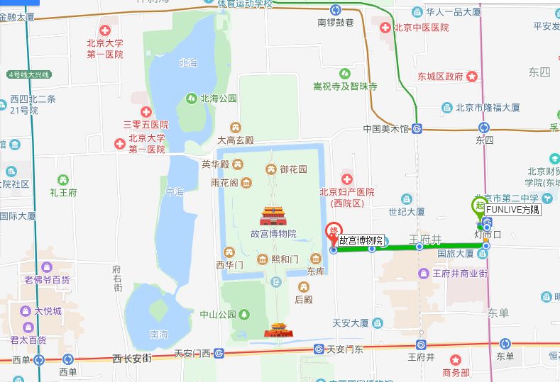 北京方隅公寓位置绝佳,步行到天安门看升国旗!