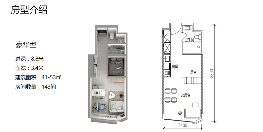 北京福庭酒店公寓房型四
